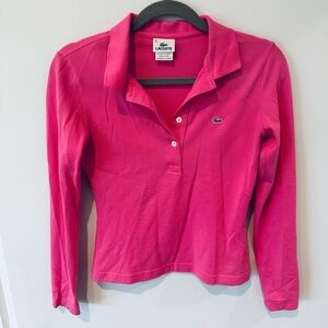 Lacoste Vibrant Pink Polo Shirt